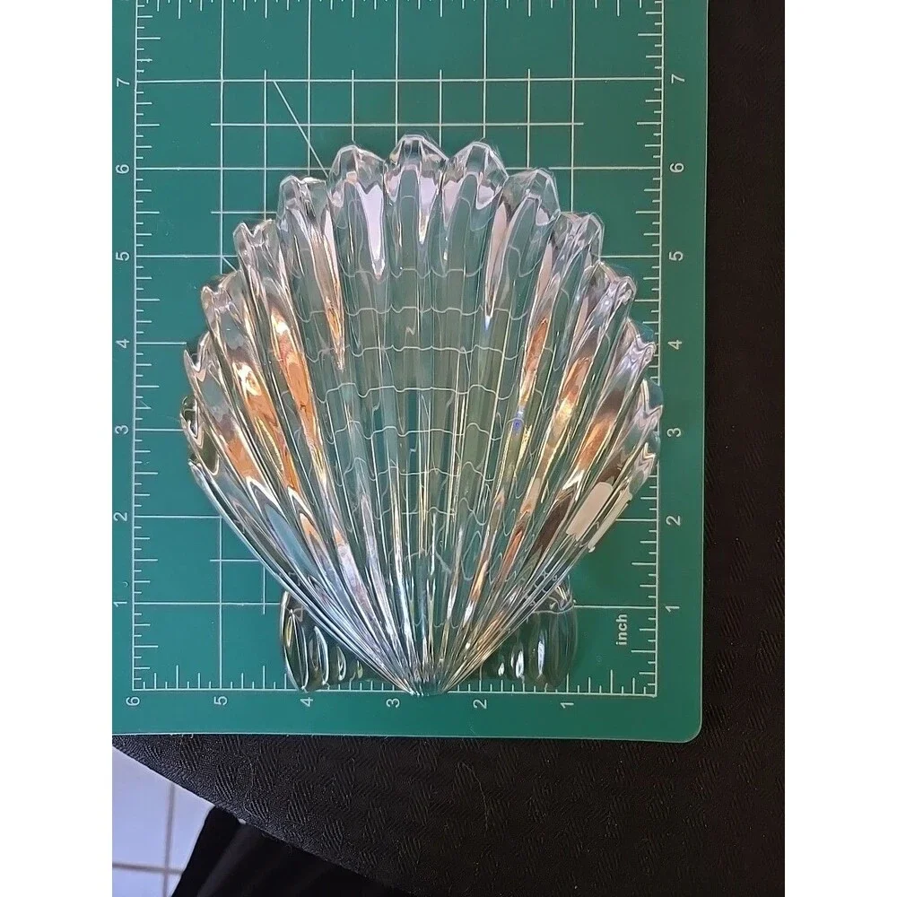 Marquis by Waterford Crystal Shell Trinket Tray Candy Dish Made In Germany